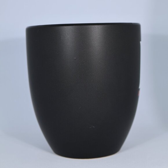 Ceramic Coffee Hot Chocolate Mug Large Letter "H" Monogram 16 OZ Cup Black & Red - Picture 4 of 6